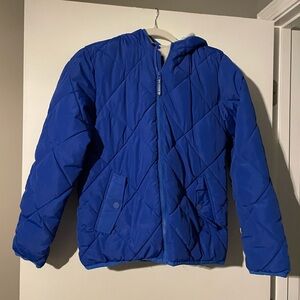 Kids Blue puffer coat
